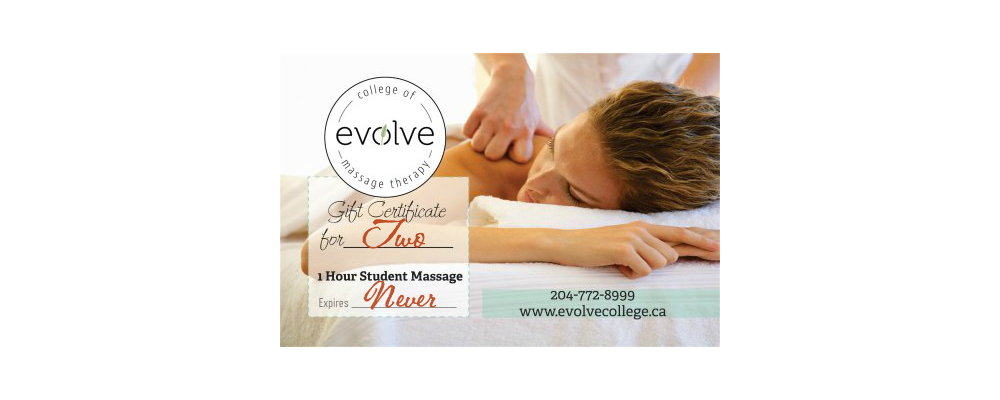 ENTER TO WIN 2 FREE MASSAGES