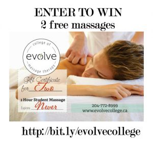 Enter to Win 2 free Massages